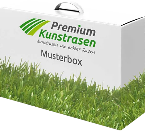 Kostenlose Kunstrasen Musterbox